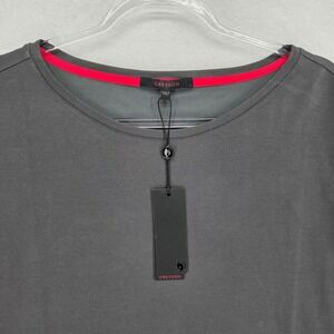 Greyson NEW Women Large Celeste Top Anthracite Grey Long Sleeve Soft Cozycore